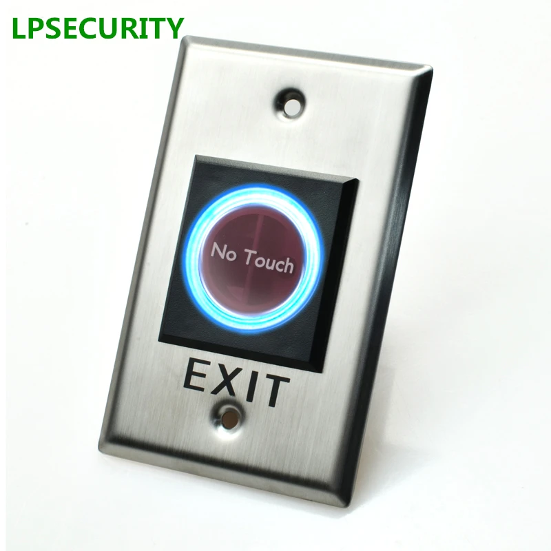 NO/NC no touch Door lock and gate access control switch/ir sensor exit release push button