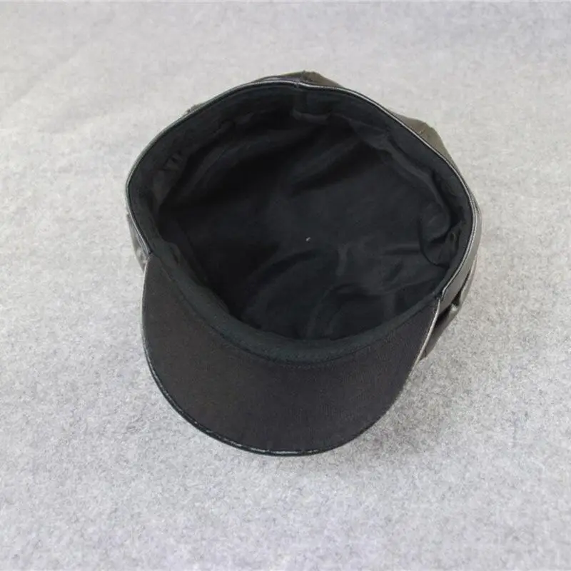2017 new summer Quality Fashion Artist PU Women Beret Hat For Women Cap Female Cap Casual Dome Bare Chapeu Feminino Boina