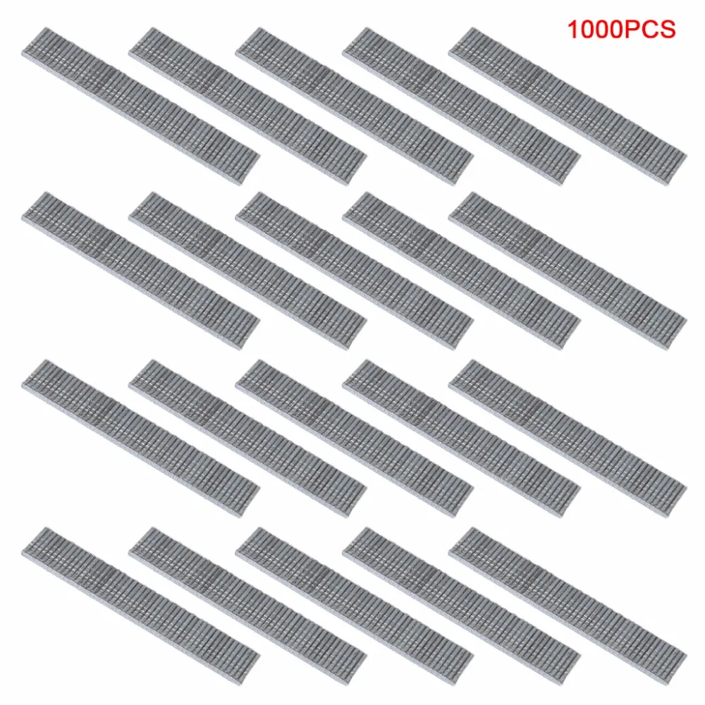 Grapas en forma de U/puerta/T, clavos de 1000x2mm para pistola grapadora, 10,1 Uds.