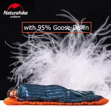 Winter Waterproof Goose Down Sleeping Bag #3