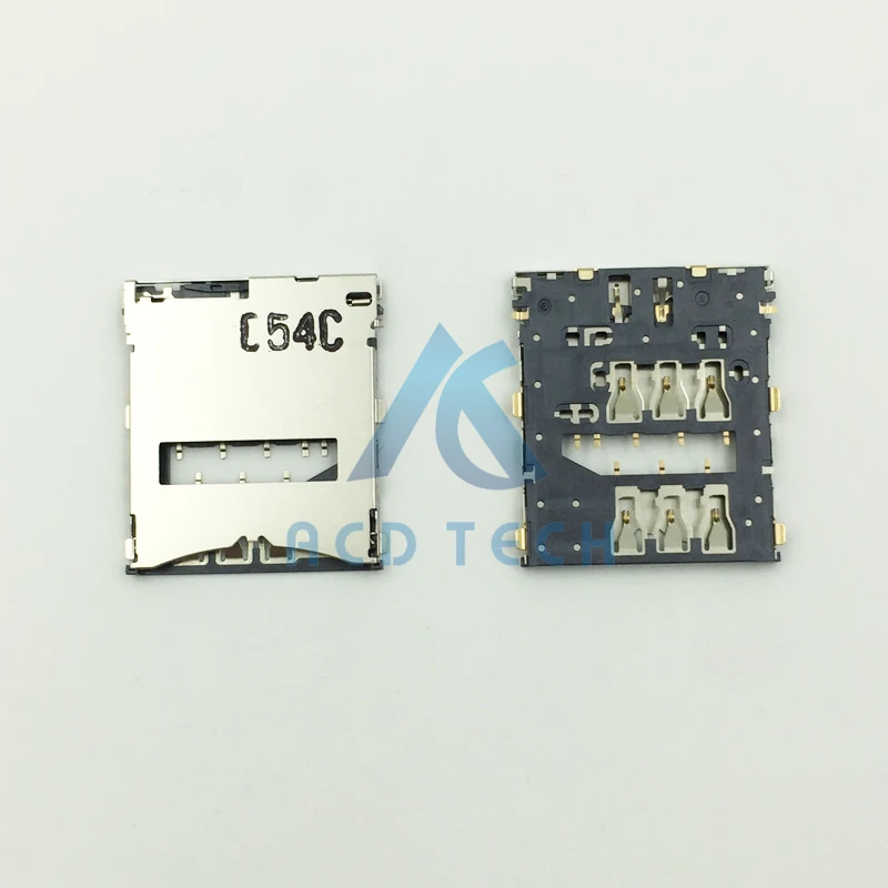 10 TEILE/LOS 100% Original Neue Ersatz Sim-kartenleser Halter Auf bord Sim Tray Für Sony Xperia Z L36H Lt36 C6602 C6603