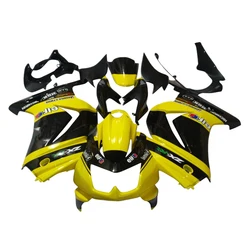 Custom body fairings kit for Kawasaki 2008 2012 2014 Ninja 250 EX250 08 09 14 ZX250R yellow black injection mold fairing parts