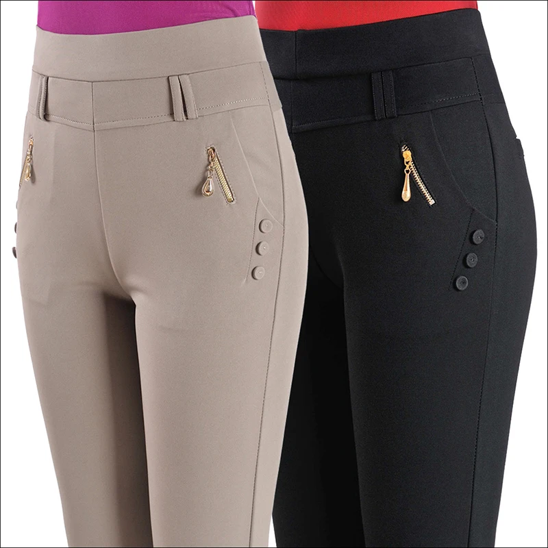 Large Size Casual Pants Women 2024 Long Loose Pants Tall Waist Womens NEW Spring/autumn Trousers Female Stretch Pants
