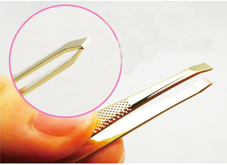 Eyebrows Tweezers Eyebrow Tweezer Clip Beauty Tool For Face Nose Hair Remover False Eyelashes Flat Tip Facial Makeup Tools Sale