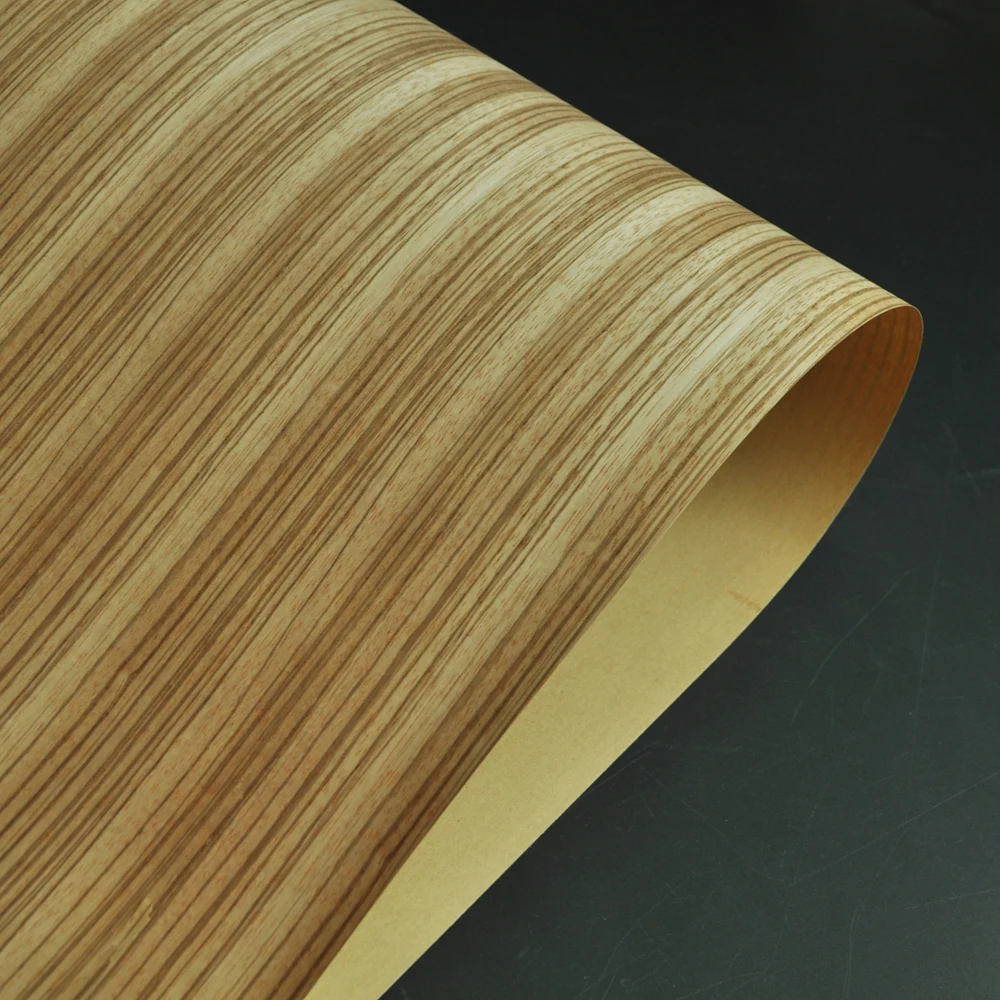 

Natural Cross Cut Zebrano Wood Veneer Craft Paper