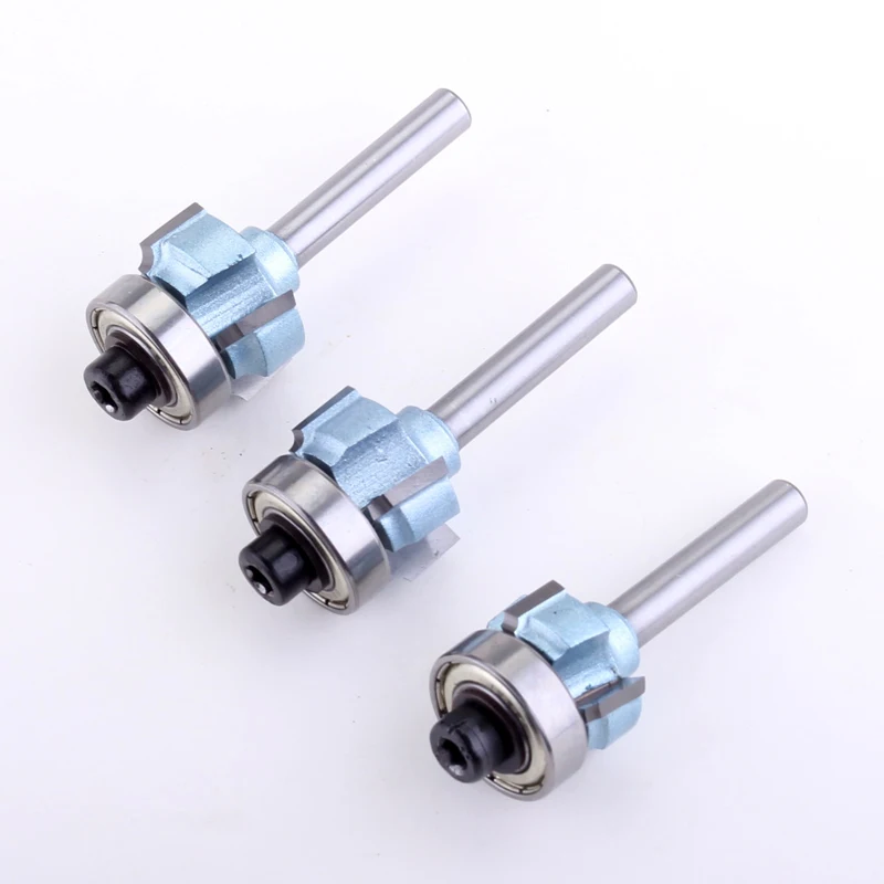 Imagem -06 - Woodworking Milling Cutter Corte Faca Edge Trimmer Dentes Madeira Router Bit Shank r1 mm R1.5 mm r2 mm 1pc Alta Qualidade