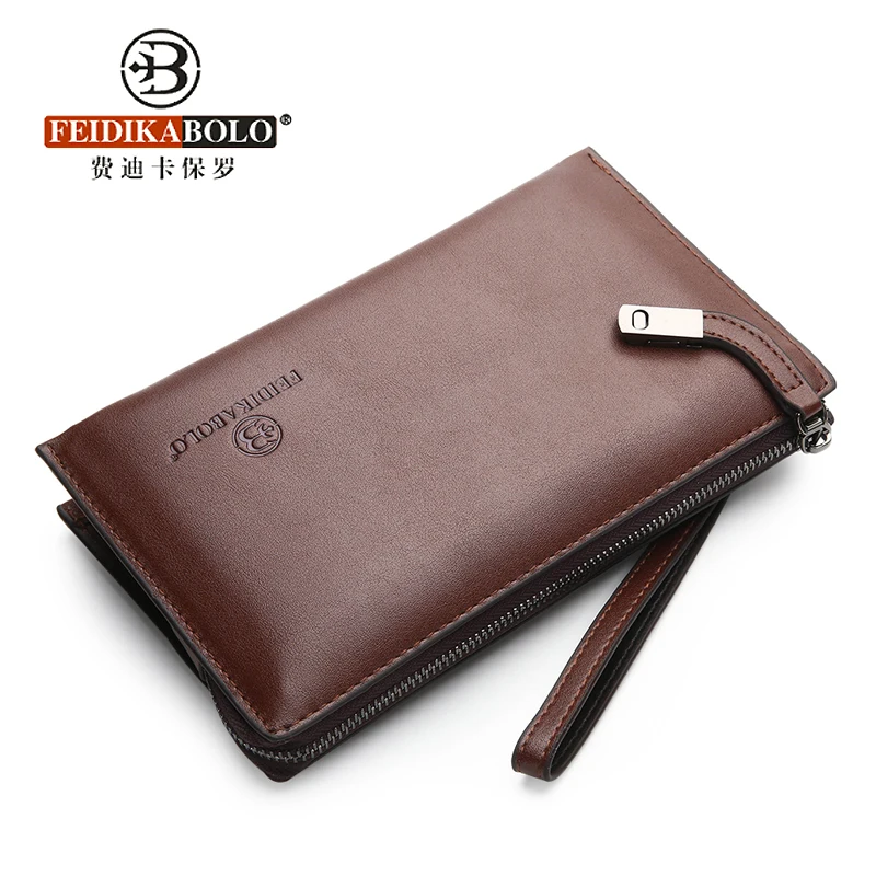 New Password Lock Men\'s Clutch Bag Large Capacity Long Men Wallets Phone Bag Fashion Business Male Key Wallet Multi-Card Wallet