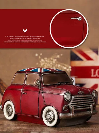 Piggy Bank Adult Creative Large Child Decoration Vintage Car Retro Old Boy Birthday Gift Piggy Bank