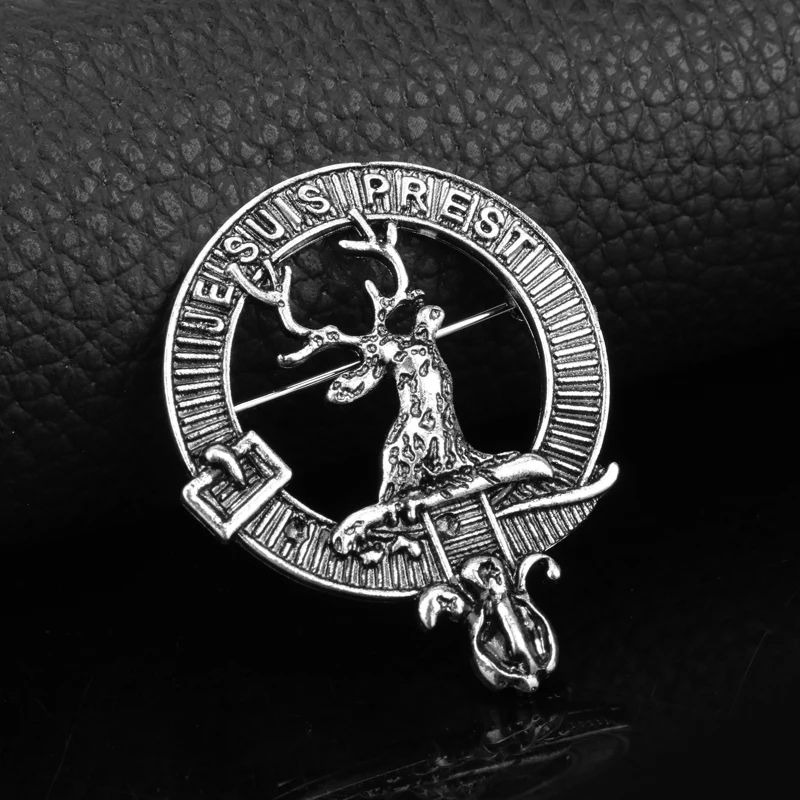 dongsheng New Outlander Scottish Kilt Color Deer brooch for Male&Female Alloy Vintage Jewelry -40