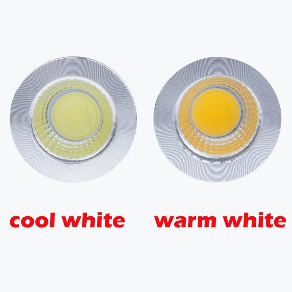 Led Bulb Light MR16 COB Spotlight 3W 5W DC 12V 3000K 4000K 6500K Warm White Nature White Cool White lamp Spot Light 10 pcs