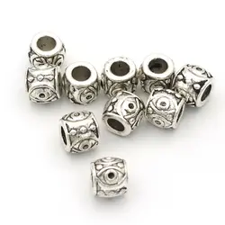 20pc Big Hole European Loose Spacer Metal Beads For Needlework Jewelry Making Diy Necklace Bracelet Accessories Wholesale