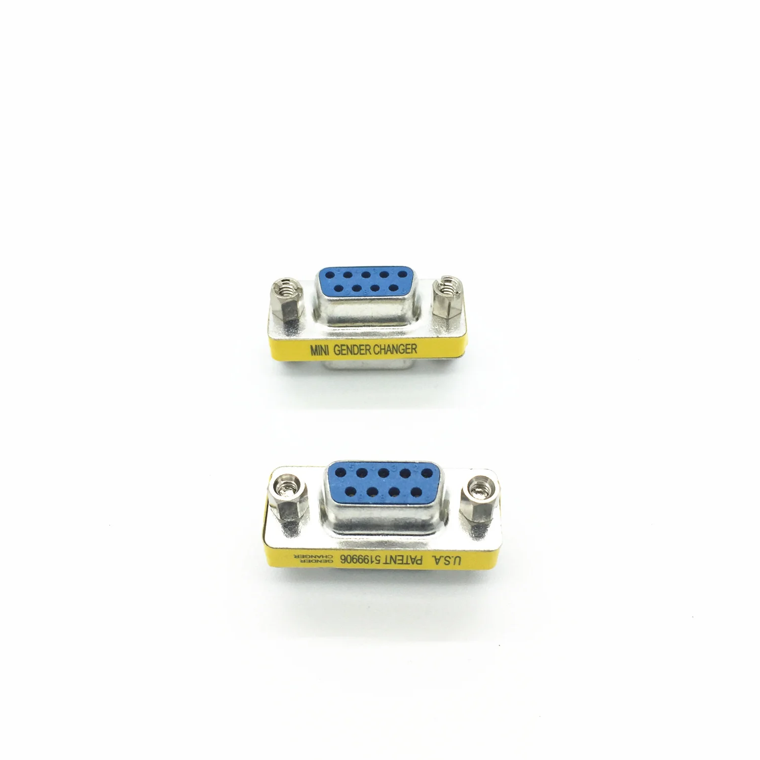  DB9 VGA 9 Pin Female To Female Mini Gender Changer Convertor Adapter Connector