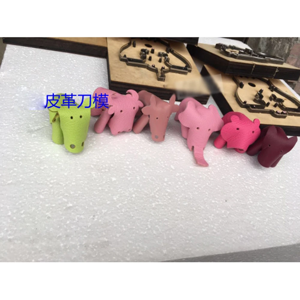 Diy animal pendurado decoração artesanato de couro corte faca molde ferramenta punch mão
