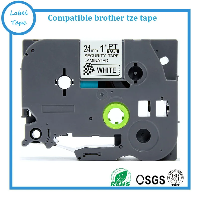 

TZe Security Label Tape Compatible for Brother Tze-SE5 Tze se5 Tz-SE5 P-Touch 24mm 8m