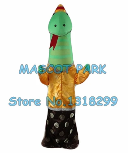 

green snake mascot costume custom adult size cartoon character cosply carnival costume 3324