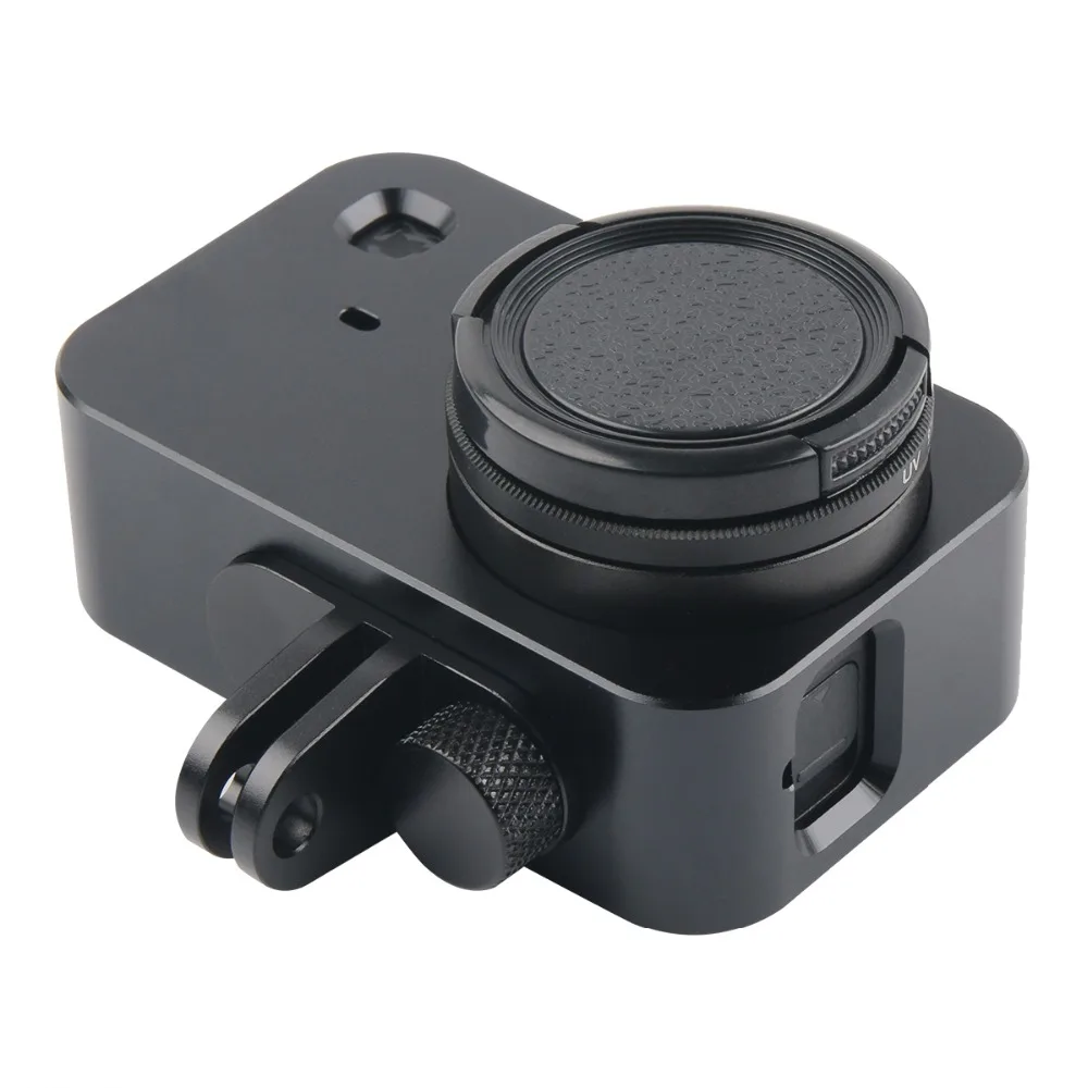 CNC Aluminum Alloy Protective Case for Xiaomi Mijia Camera Cage Mount with 37mm UV Lens for Mijia 4K Mini Sport Camera