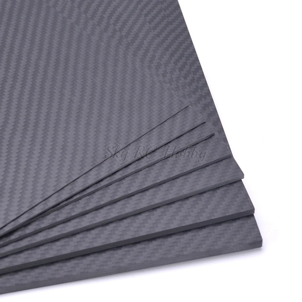 400mm X 200mm Echte Kohlefaserplatten 0,5mm 1mm 1,5mm 2mm 3mm 4mm 5mm Dicke Verbundmaterial mit hoher Härte für RC – Detail 5