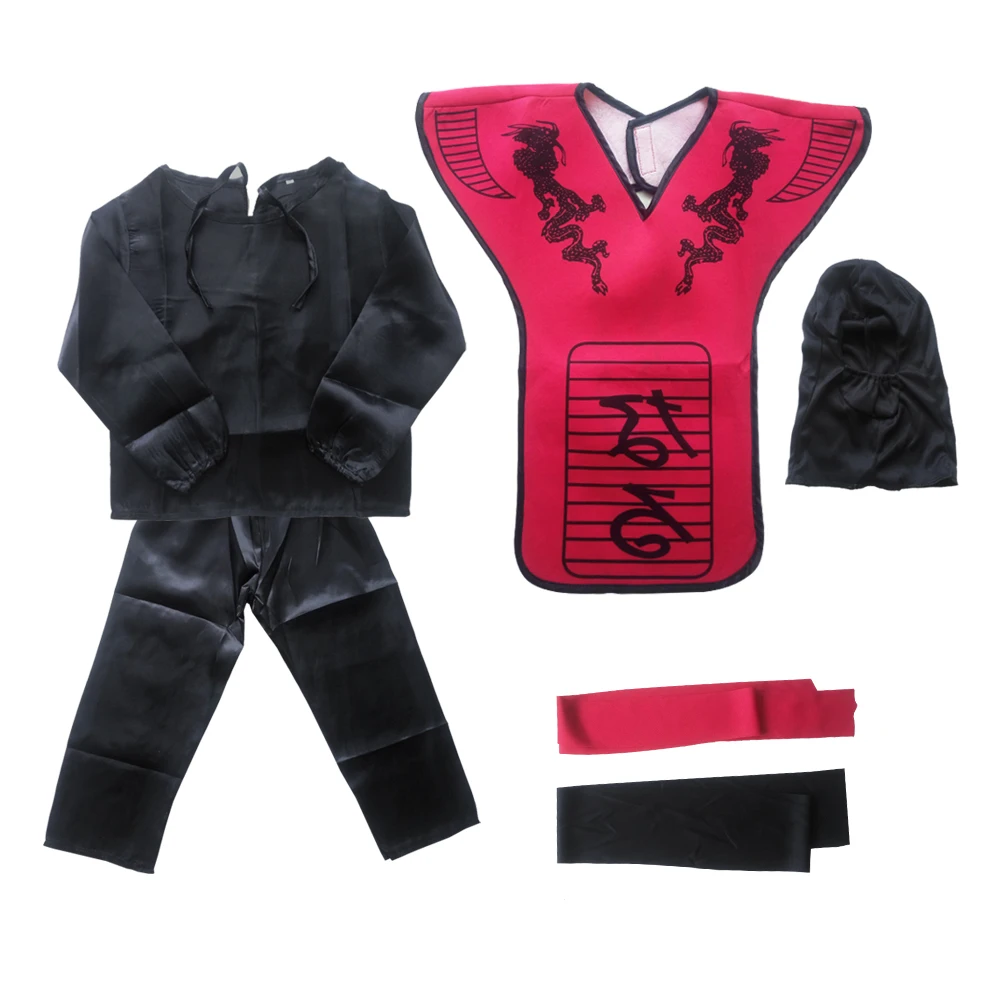 Ninja Samurai Costume di Halloween per bambini Fancy Dress Anime Masquerade Carnival Ninja Cape Superhero Cosplay Festival travestimento