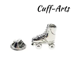 Brooch Lapel Pin For Men Pins and Brooches Roller Skates Lapel Pin Badge Jewelry Broche PIN de la solapa By Cuffarts P10217