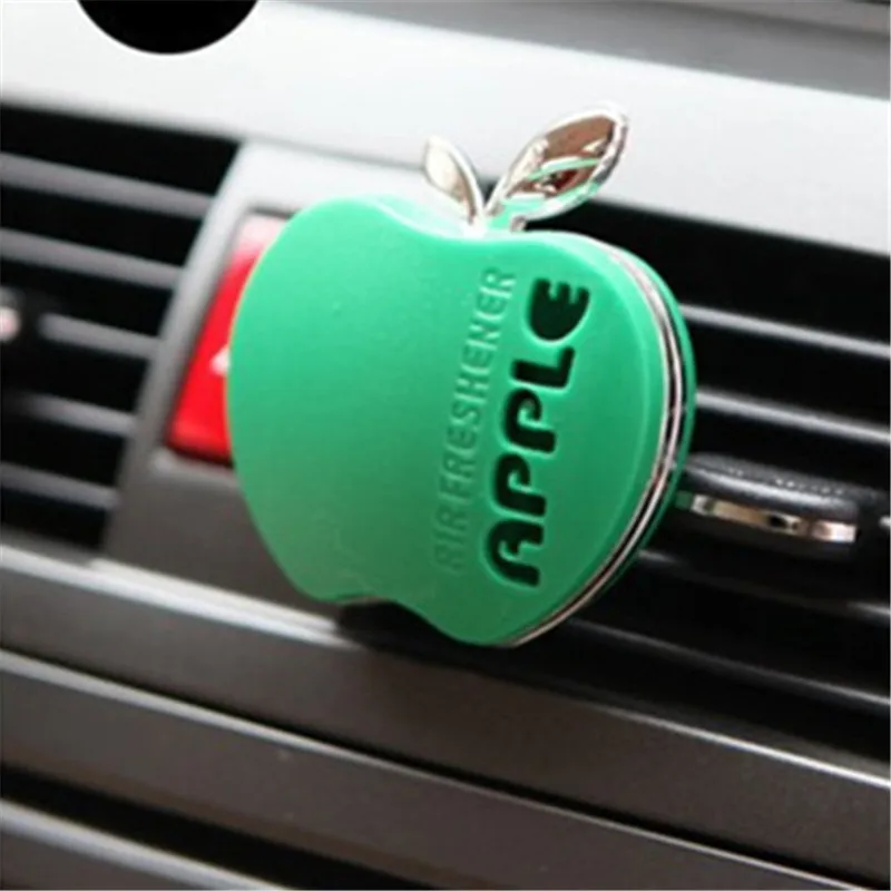 Car Perfume Air Freshener Apple Shape Original Fragrance Orange Lemon Apple Strawberry Lavender Scent Automobile Accessories