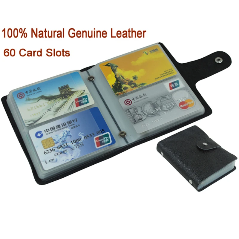 Fashion Unisex Women&Men's Credit card holders ID Case Business Card wallet Bag Pouch Bag Black Best promotion Free shipping