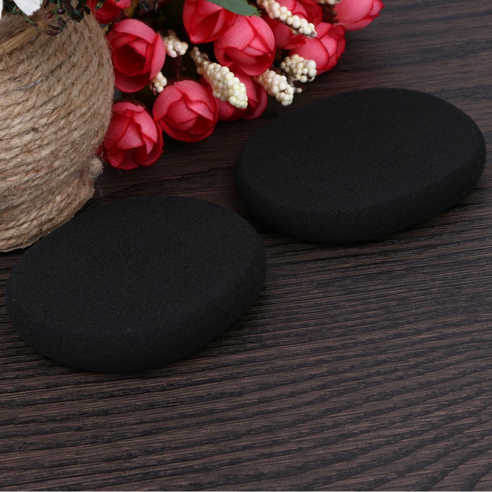 1 Pair Black Replacement Earphone Ear Pad Earpads Sponge Soft Foam Cushion for Logitech H800 Headphone Headset Parts Accessories