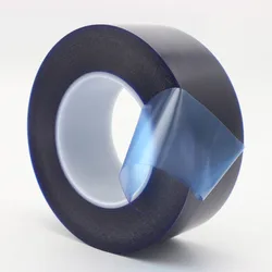 100M PVC Plated Blue Tape High Temperature Acid Base Blue Film Tape Stainless Steel Metal Surface Protective Film Blue