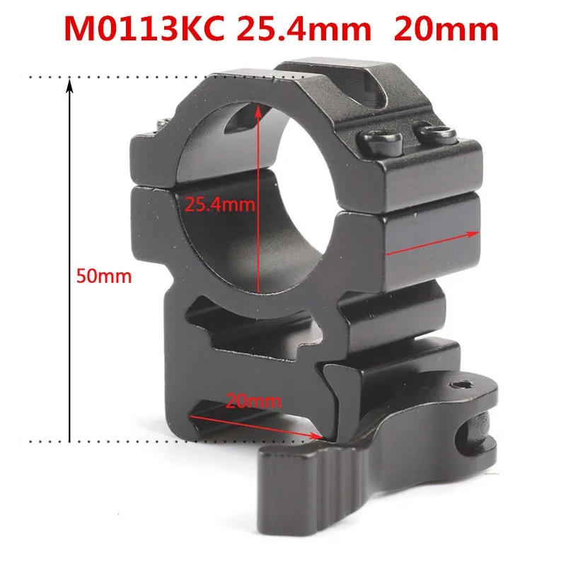 MIZUGIWA Taktische QD Scope Mount Adapter 20mm Picatinny Schiene Weaver Pistole Airsoft Barrel Ring 25,4mm 30mm Gewehr jagd Caza