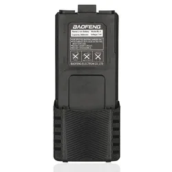 Baofeng Pofung UV-5R 라디오용 확장 리튬 이온 배터리, 블랙 BL-5L, 3800mAh, 7.4V