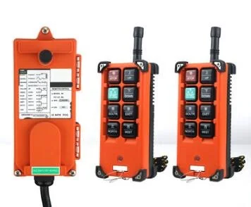 Free Shipping F21-E1B 220V 2PC transmitter 1PC receiver Motor control button Hoist crane remote control wireless radio Uting