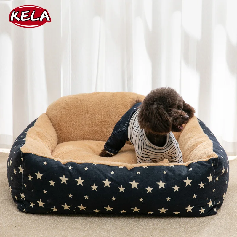 

2019 new creative rectangle dog mats dog cat bed puppy house pet product foldable portable dog houses star cozy houese for puppy