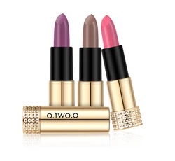 O.TWO.O High Quality 12 colors Lipstick Matte Long Lasting Kissproof Waterproof Nude Lip gross Make Up Sexy rouge a levre mat