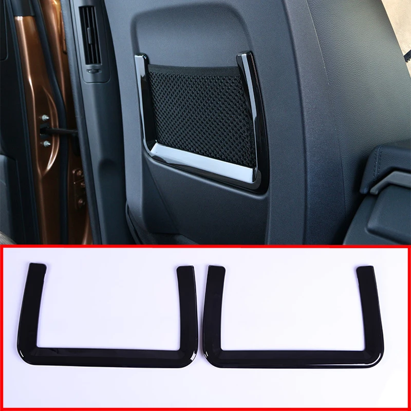 Auto Interieur Rear Rij Terug Netto Zak Frame Cover Trim Voor Land Rover Discovery Sport Range Rover Evoque Sport auto Accessoires