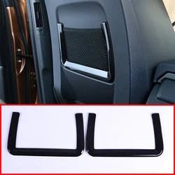Auto Interieur Rear Rij Terug Netto Zak Frame Cover Trim Voor Land Rover Discovery Sport Range Rover Evoque Sport auto Accessoires