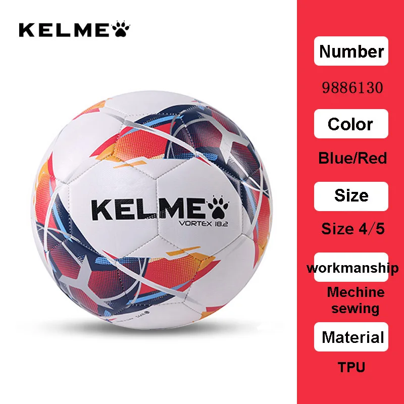 Kelme Professionele Voetbal Tpu Maat 3 Maat 4 Maat 5 Rood Groen Doel Team Match Training Ballen Machine naaien 9886130