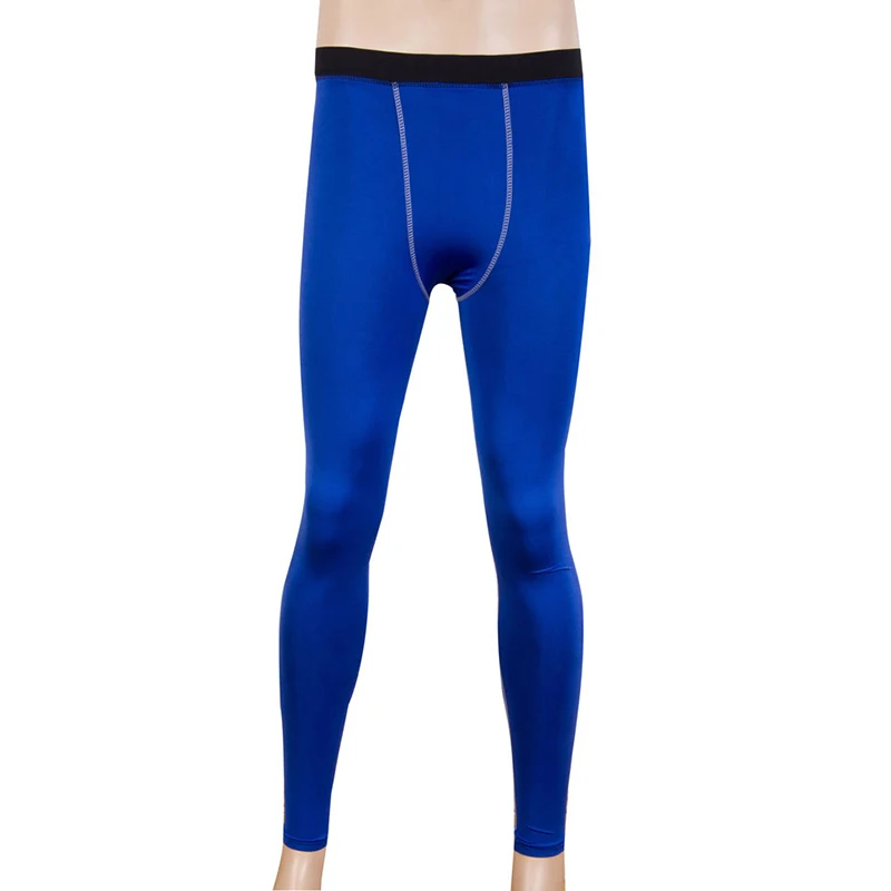 Ginásio masculino casual calças de secagem rápida calças de compressão calças magras leggings moda elástica fitness masculino musculação