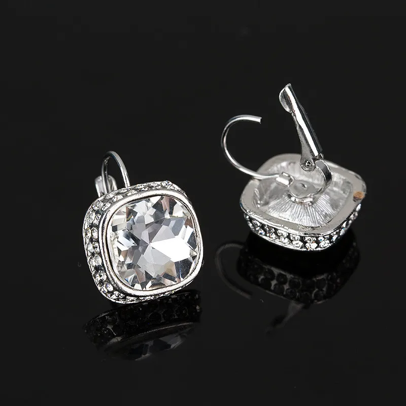 Elegant Fashion Accessories jewelry earrings authentic color dichroic earring sparkling crystal jewelry accessories women #E330