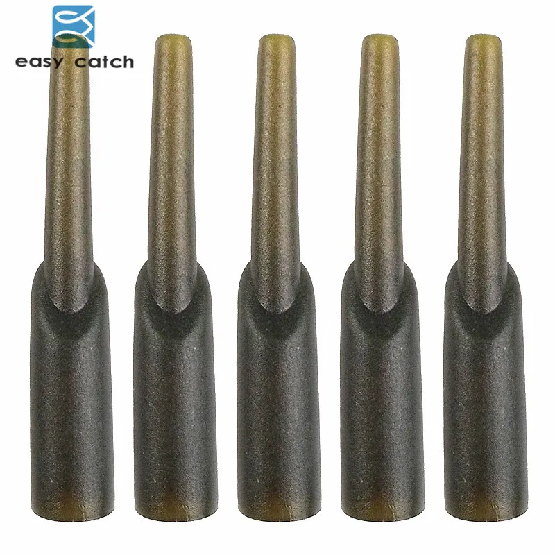 Easy Catch 20pcs Carp Fishing Run Rig Rubber Plastic Running Rigs Sleeve Swivel Connector Carp Fishing Accessories
