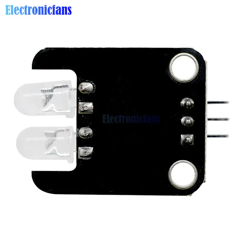 2-Kanal 5V Digitaler Pegelanzeiger Elektronische Bausteine IR Infrarot-Sendermodul für Arduino 28x22mm Zwei-Wege-Fernbedienung – Detail 11