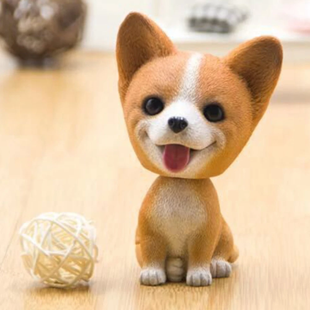 Car Shaking Head Toy for Car Decoration Nodding Dog Auto Shaking Head Dog Dolls Interior Dashboard Decoration Accessories image 2