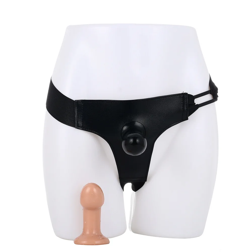 Mini gode à sangle pour massage du point G, super petit gode, culotte réaliste, pénis Éléducatif, plug anal, jouets sexuels, gay, Bsie m gode