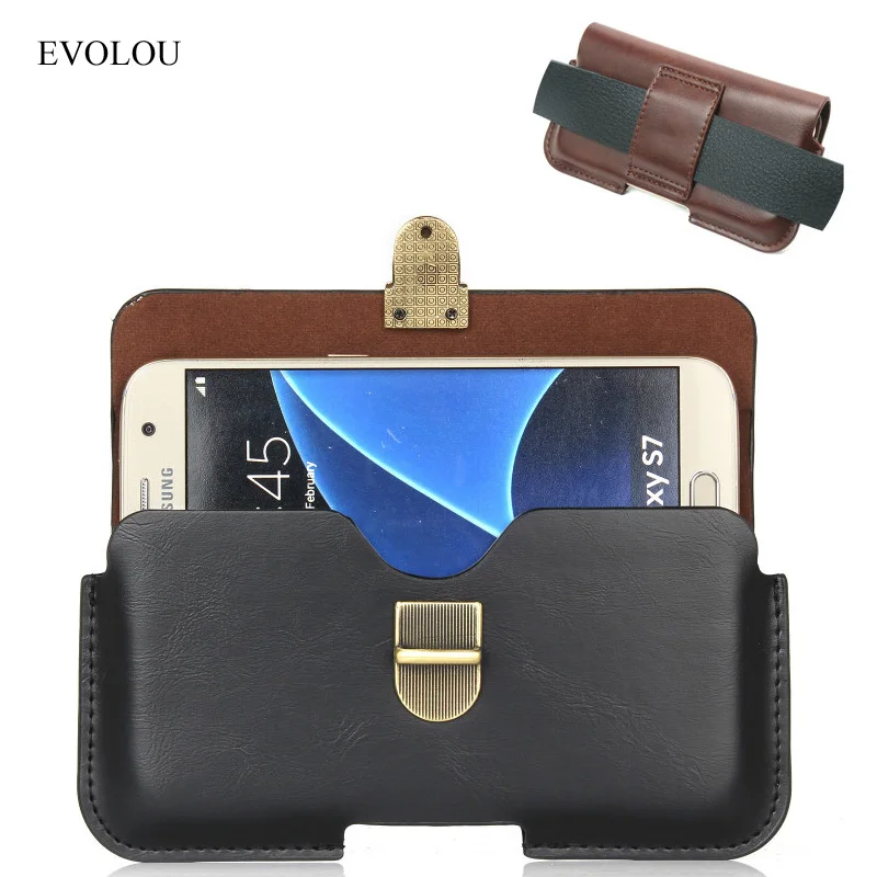 Universal Belt Clip Cover for Samsung Galaxy A51 S8 S7 A7 A5 A6 2018 J7 J5 J3 S20 S10 A01 A21 A41 Pouch Bag Waist Leather Case