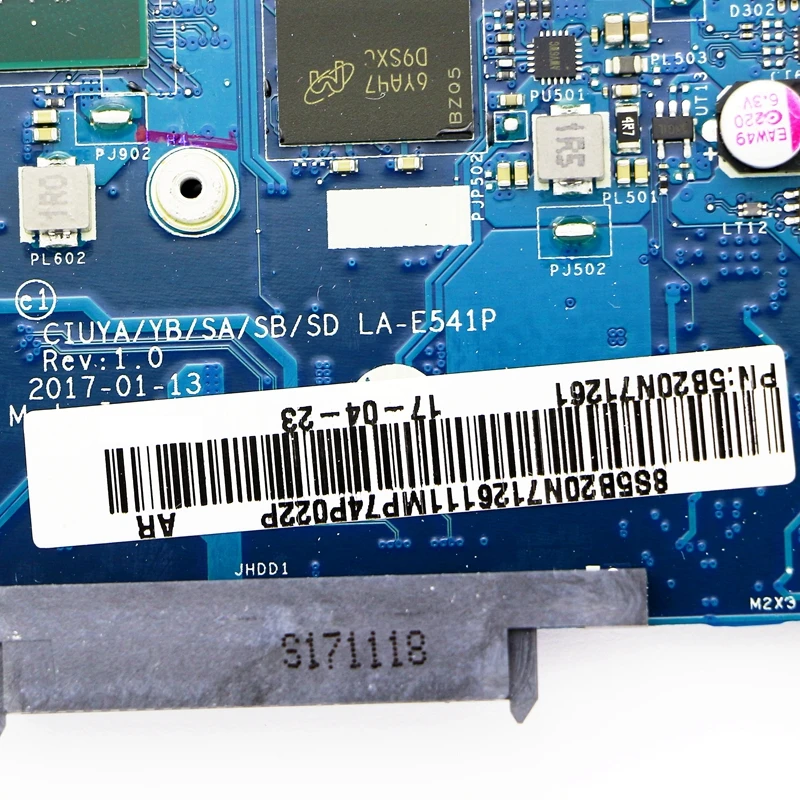 Imagem -03 - Placa-mãe para Lenovo Ideapad Flex 51570 5b20n71261 La-e541p I77500u Gtx 920m 2g