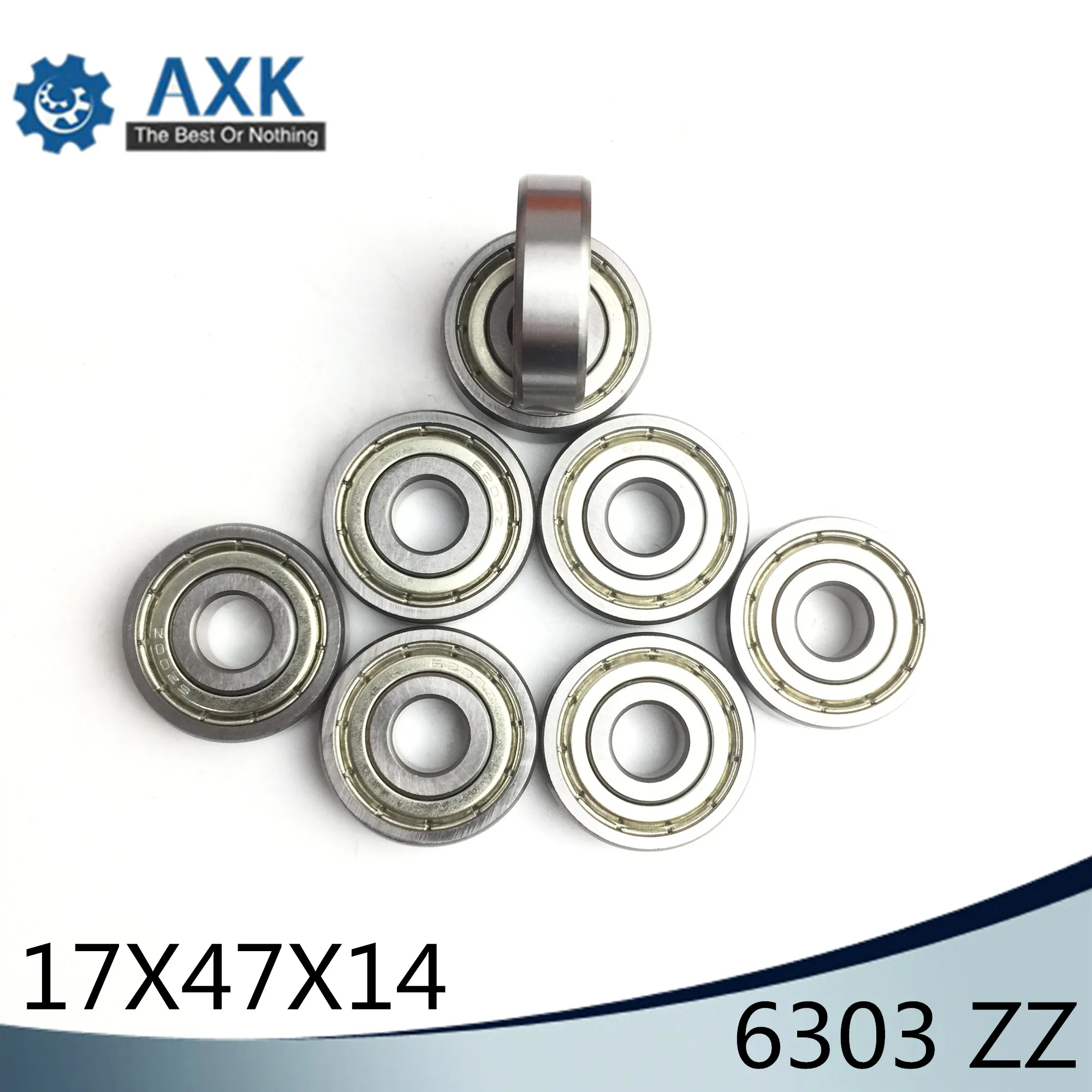 

6303ZZ Bearing 17*47*14 mm ABEC-3 ( 2 PCS ) For Blower Vacuums Saw Trimmer Deep Groove 6303 Z ZZ Ball Bearings 6303Z