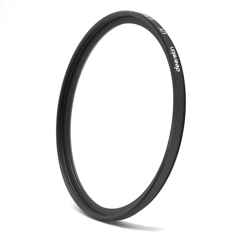 Deerekin 77 مللي متر ضئيلة فوق البنفسجية الأشعة فوق البنفسجية حماية عدسة تصفية لكانون نيكون سوني coatings الطلاءات عدسة 82 مللي متر 72 مللي متر 77 72 مللي متر