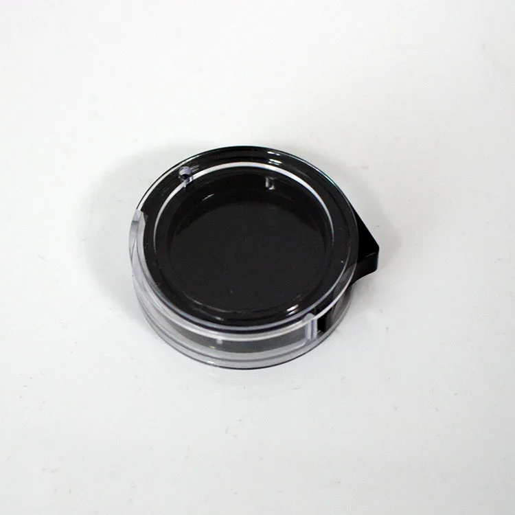 

100 pcs 2g black plastic eye shadow jar ,2ml mini eyeshadow cosmetic jars , 2g small plastic make up packaging