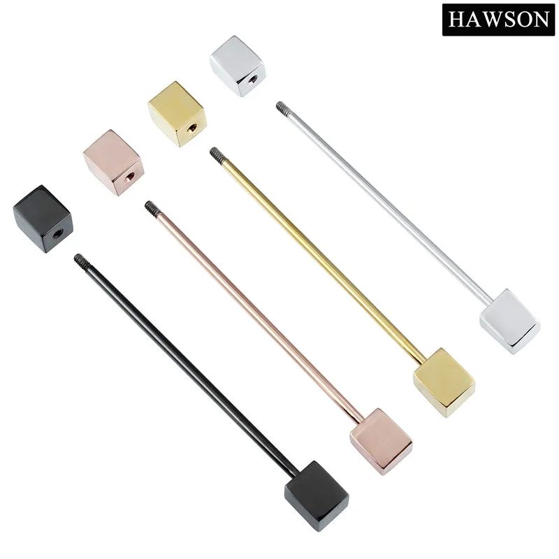 Mens Collar Bar Pin for Shirt 4 Color Collar Stay Available Ceremony Party Jewelry For Gentlemen