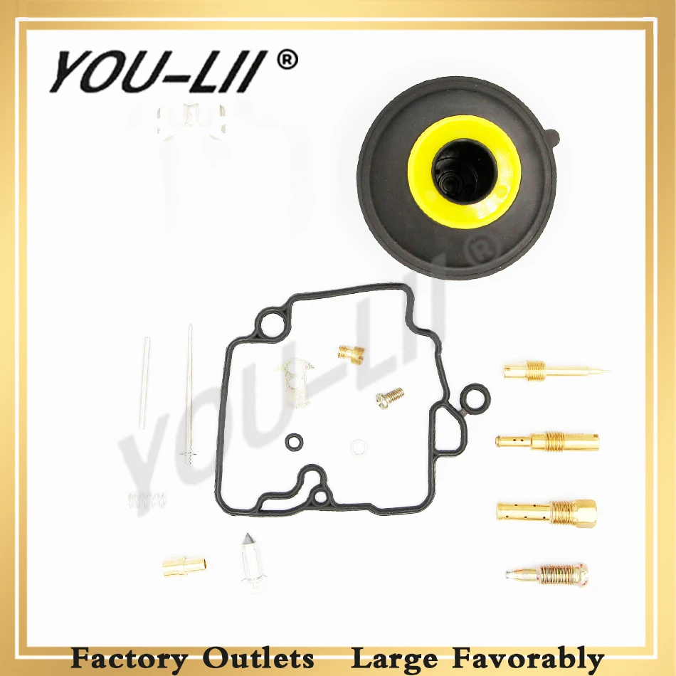 YOULII  GY6 50CC ATV Karting and scooters gy6 18MM plunger kit carburetor repair kits (most fully configured) Moped Scooter