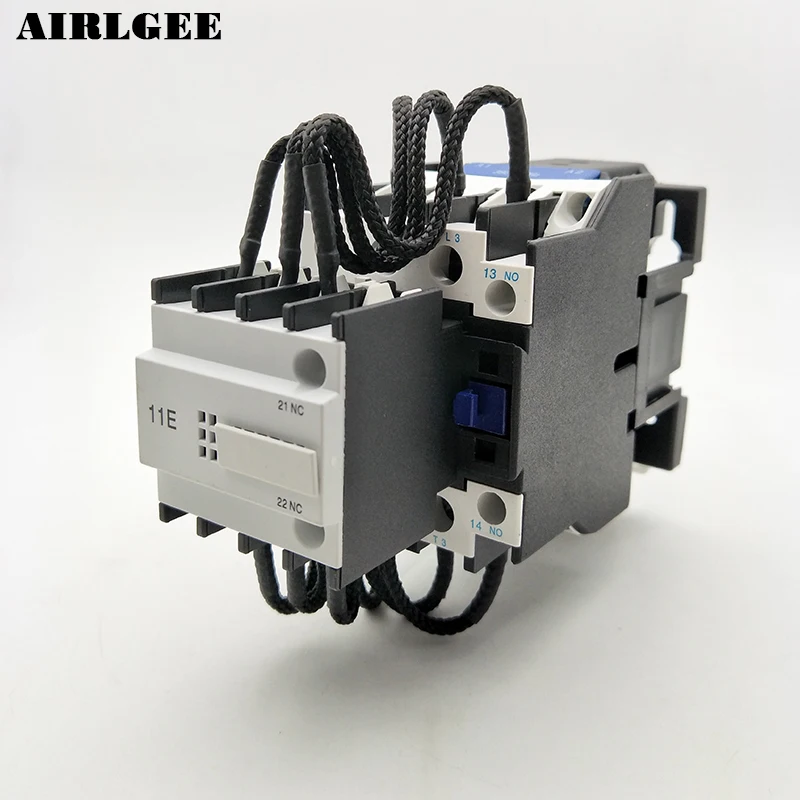 380V 50Hz Coil Motor Control 3 Phase Switch-Over Capacitor AC Contactor 380V 43 Amp