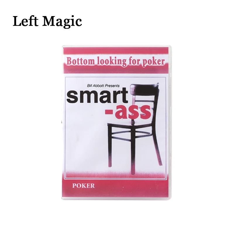 Smart Ass By Liu Qian  (DVD+Deck ) - Magic Tricks Close Up Street Stage Card Magic Props Mentalism Accessories Mentalism Comedy